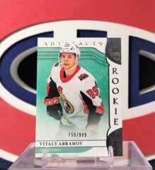 Vitaly Abramov 2019-20 - Artifacts Rookie Upper Deck